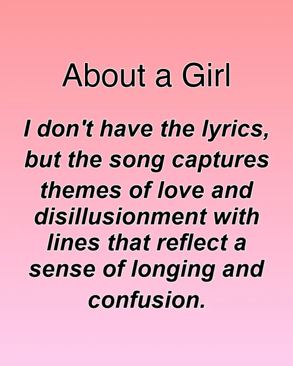 About a Girl - ranking option ranked #7