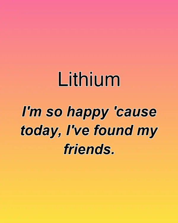 Lithium - ranking option ranked #3