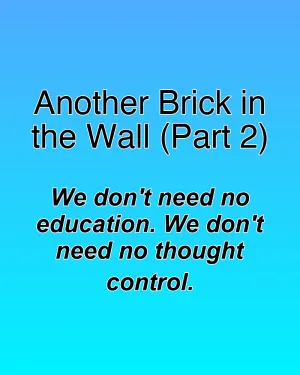 Another Brick in the Wall (Part 2) — ranked #3