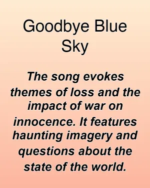 Goodbye Blue Sky — ranked #25