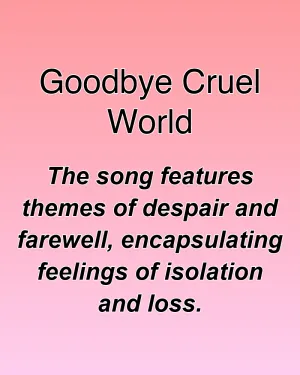 Goodbye Cruel World — ranked #31