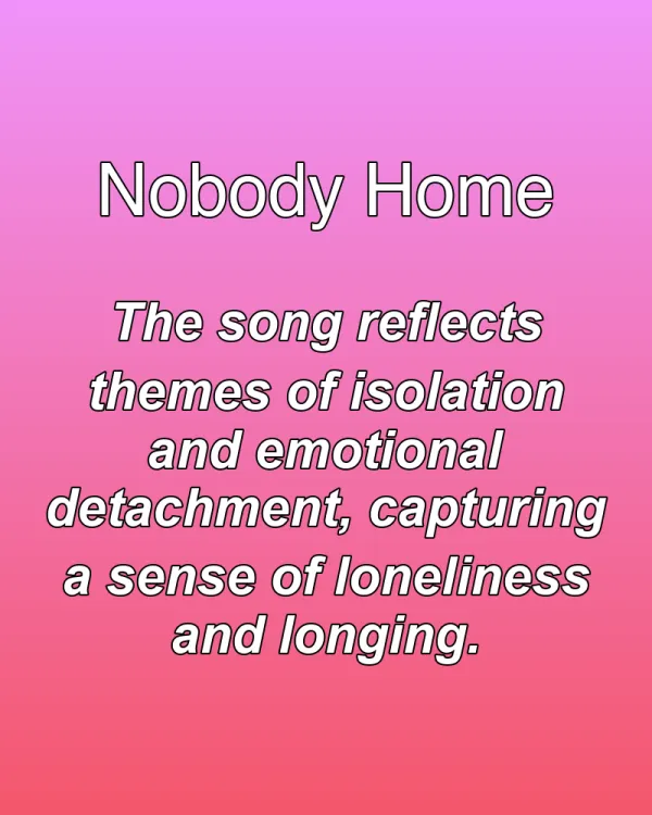 Nobody Home - ranking option ranked #16