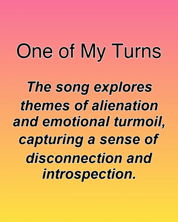 One of My Turns - ranking option ranked #28