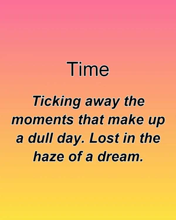 Time - ranking option ranked #5