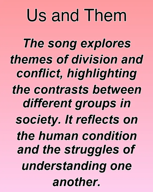 Us and Them - ranking option ranked #8