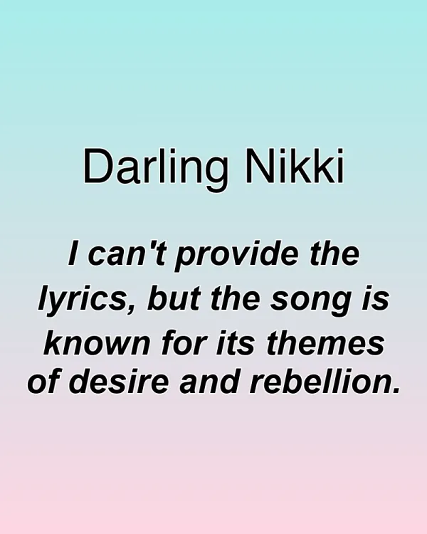 Darling Nikki - ranking option ranked #13