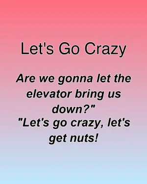 Let's Go Crazy — ranked #8
