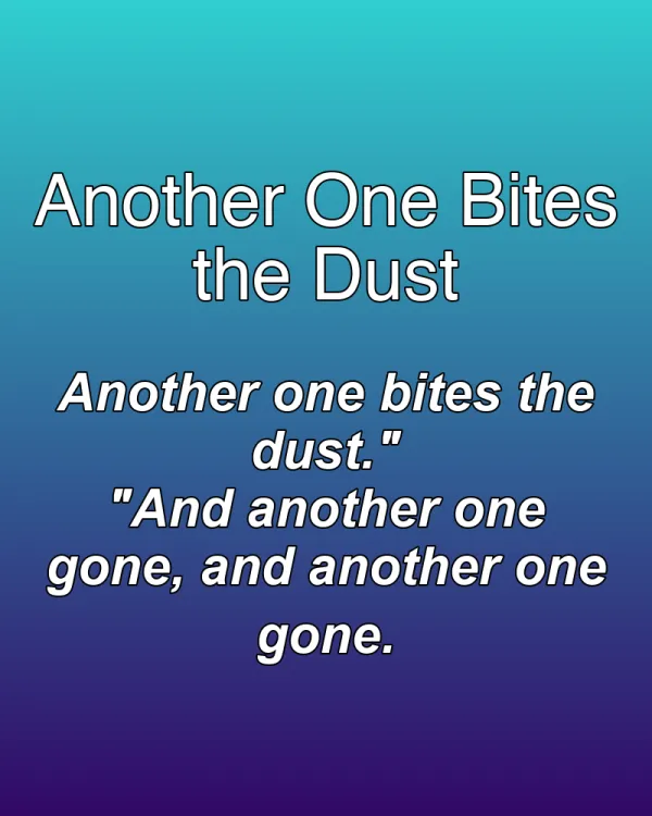 Another One Bites the Dust - ranking option ranked #7