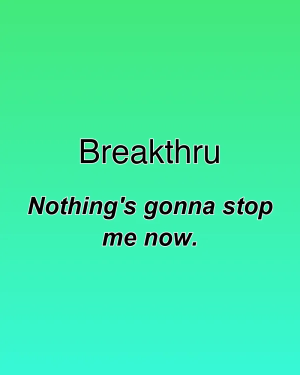 Breakthru - ranking option ranked #30