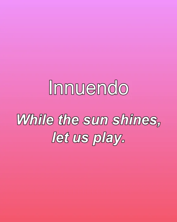 Innuendo - ranking option ranked #26