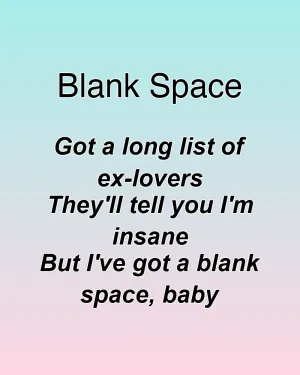 Blank Space — ranked #4