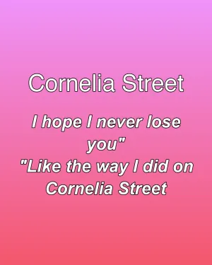 Cornelia Street — ranked #24