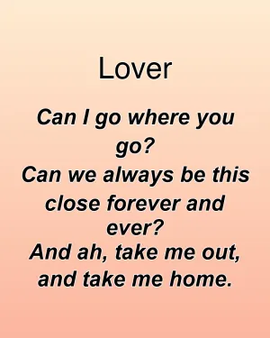 Lover — ranked #10