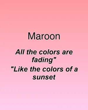 Maroon — ranked #30