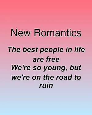 New Romantics — ranked #22