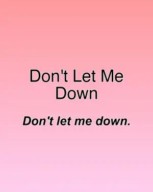 Don't Let Me Down — ranked #29