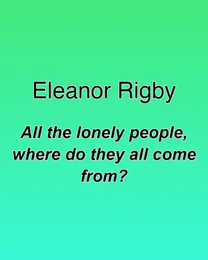 Eleanor Rigby — ranked #13