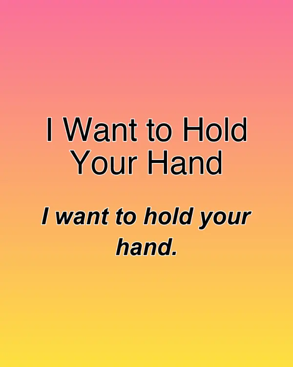 I Want to Hold Your Hand - ranking option ranked #17
