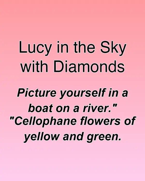 Lucy in the Sky with Diamonds - ranking option ranked #14