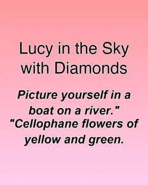 Lucy in the Sky with Diamonds — ranked #14