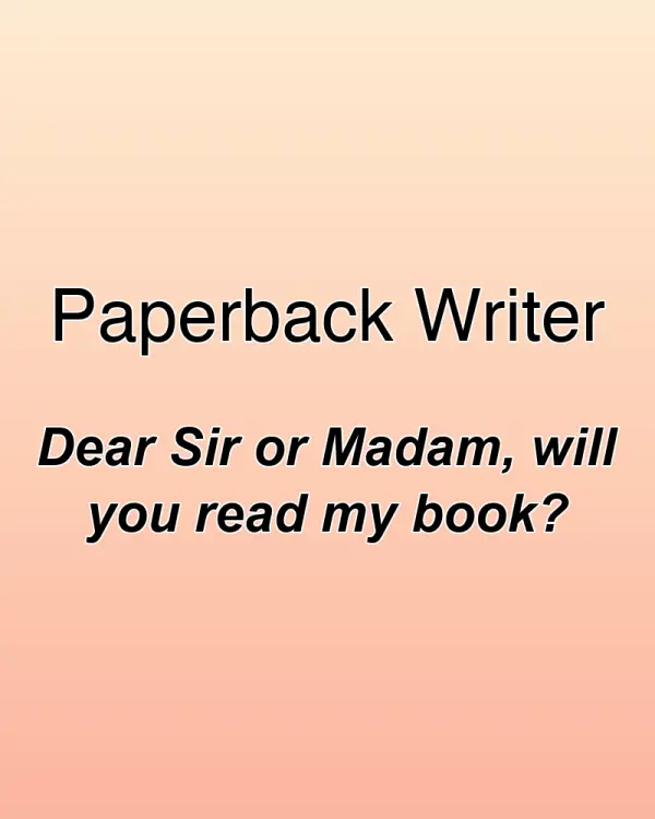 Paperback Writer - ranking option ranked #23