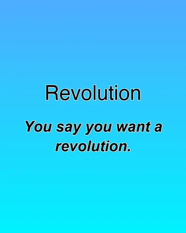 Revolution - ranking option ranked #28