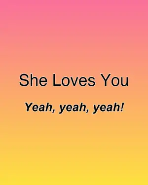 She Loves You — ranked #18