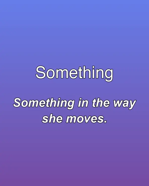 Something - ranking option ranked #9