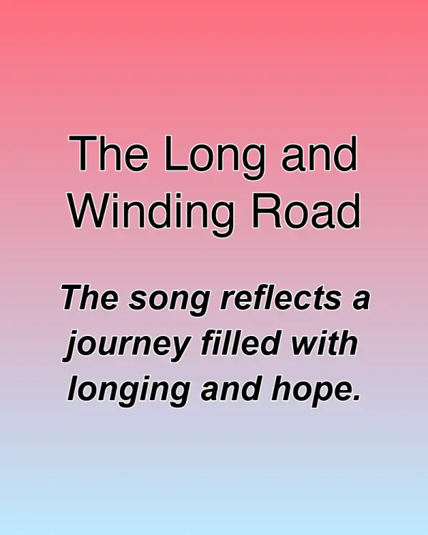 The Long and Winding Road - ranking option ranked #27