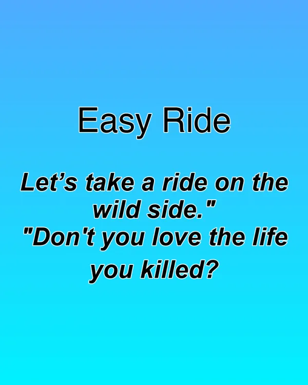 Easy Ride - ranking option ranked #24