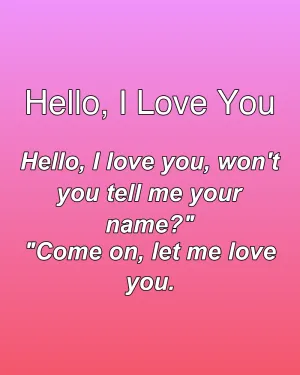 Hello, I Love You — ranked #7