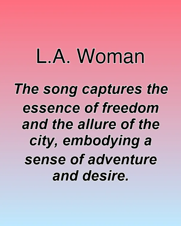 L.A. Woman - ranking option ranked #9