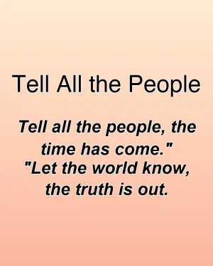 Tell All the People — ranked #23