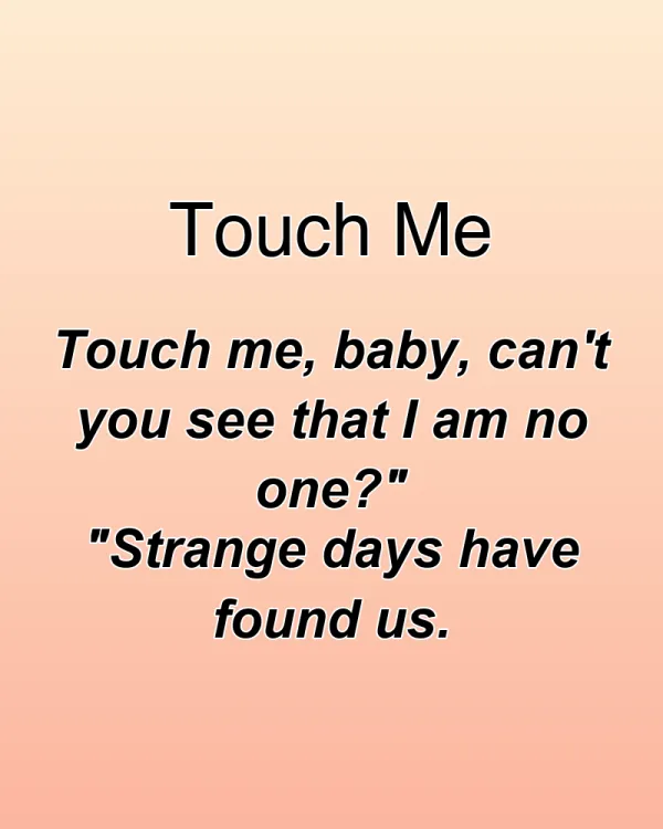 Touch Me - ranking option ranked #8