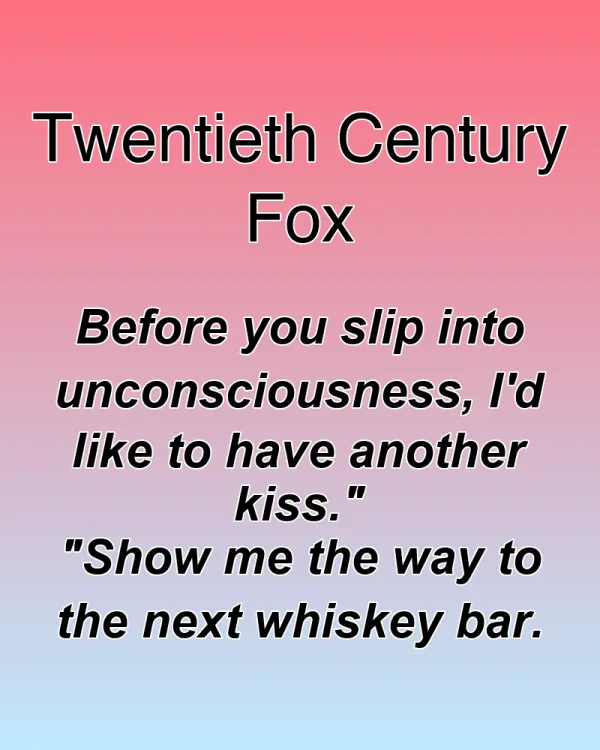 Twentieth Century Fox - ranking option ranked #13