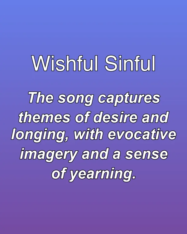 Wishful Sinful - ranking option ranked #22
