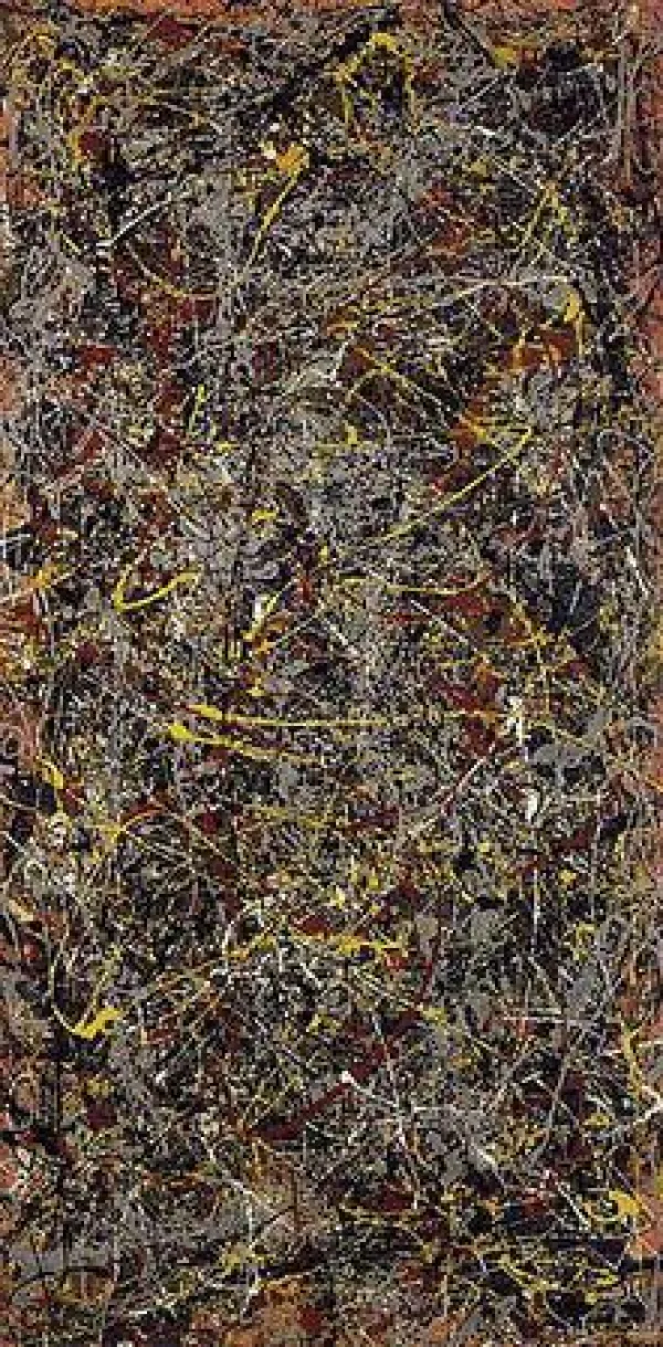 No. 5, 1948 by Jackson Pollock - ranking option ranked #30