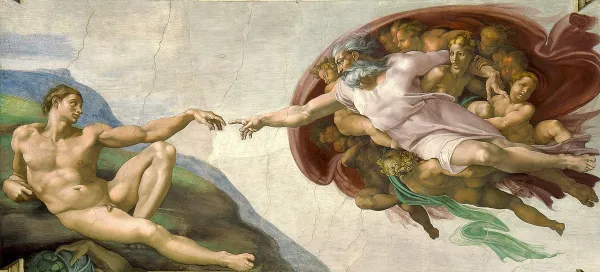 The Creation of Adam by Michelangelo - ranking option ranked #16