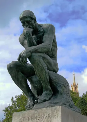The Thinker by Auguste Rodin — ranked #9