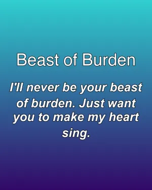 Beast of Burden — ranked #11