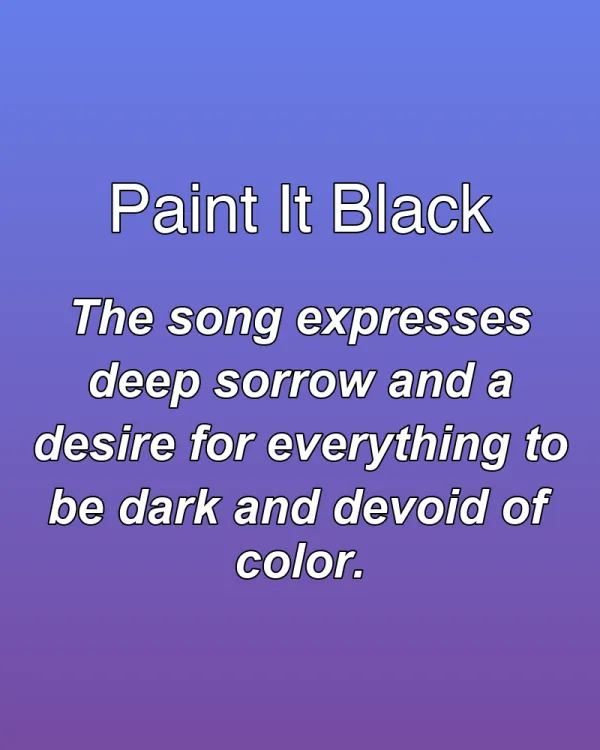 Paint It Black - ranking option ranked #1