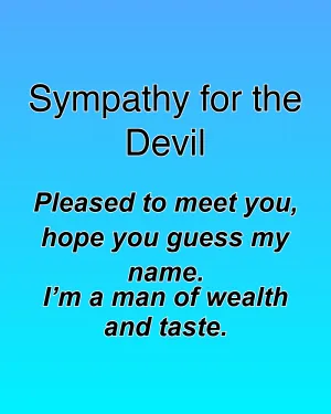 Sympathy for the Devil — ranked #3