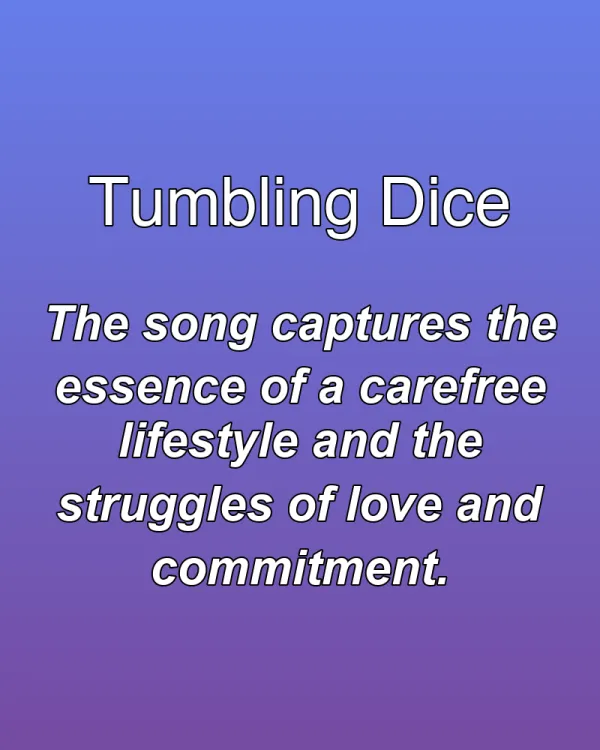 Tumbling Dice - ranking option ranked #15