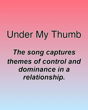 Under My Thumb — ranked #18