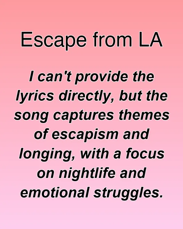 Escape from LA - ranking option ranked #26