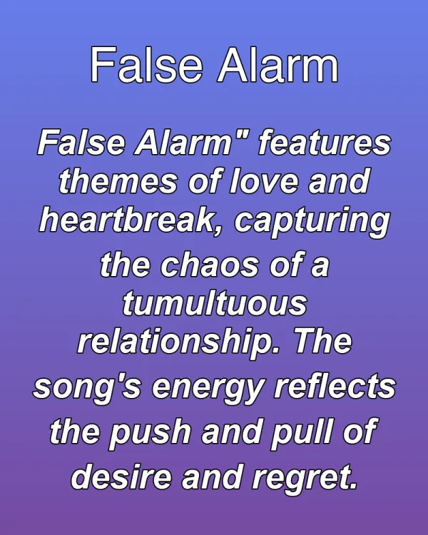 False Alarm - ranking option ranked #17