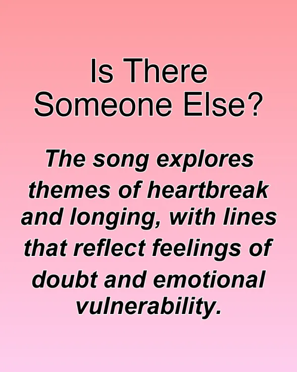 Is There Someone Else? - ranking option ranked #31