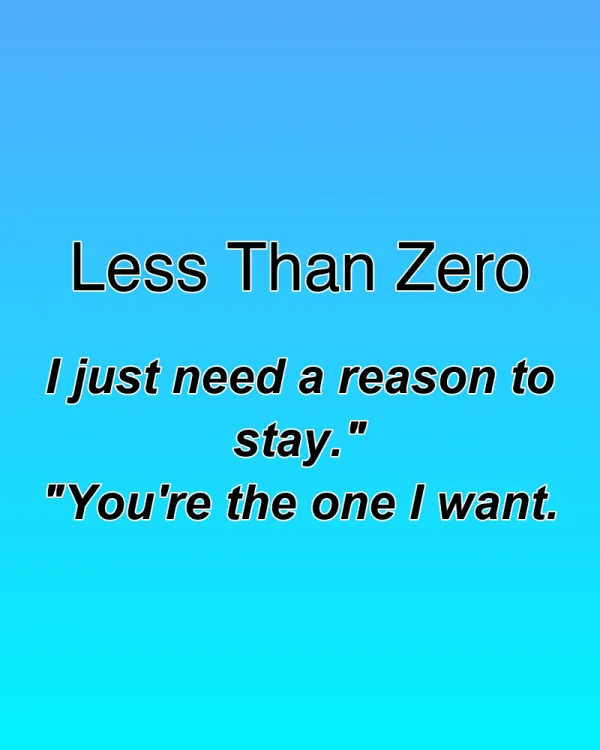 Less Than Zero - ranking option ranked #32