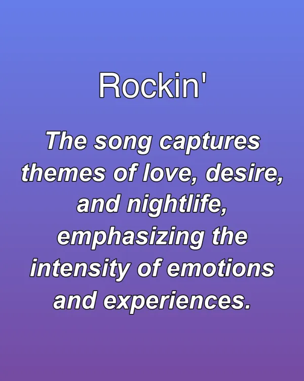 Rockin' - ranking option ranked #19