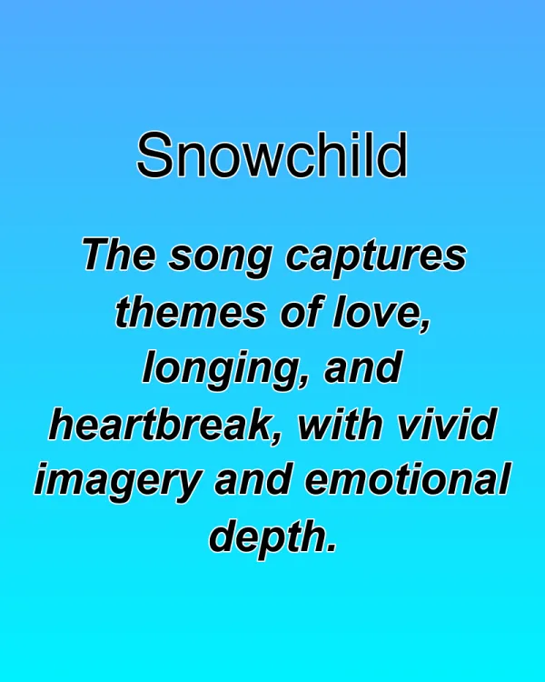 Snowchild - ranking option ranked #25